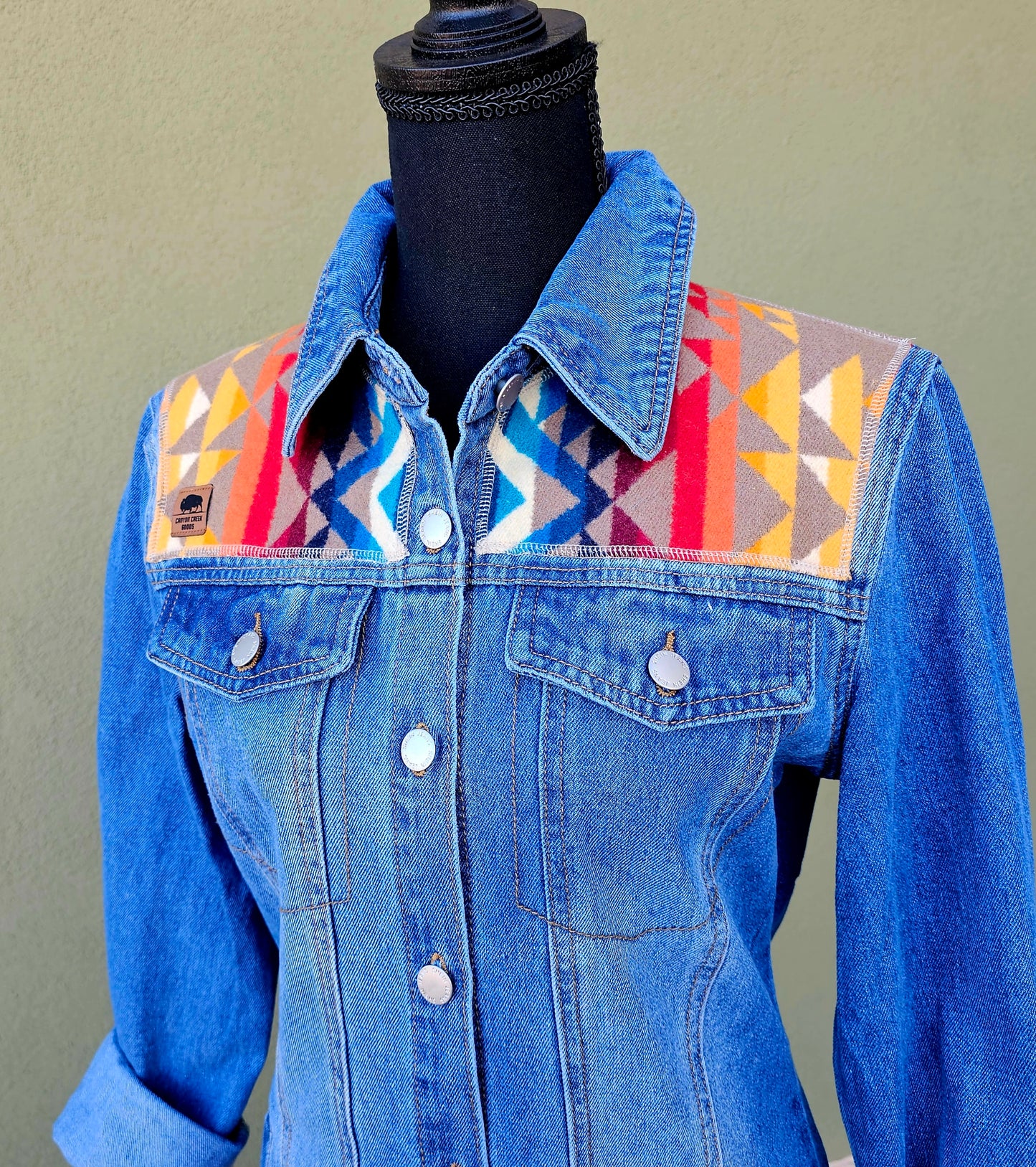 Denim Duster Jacket - Pilot Rock