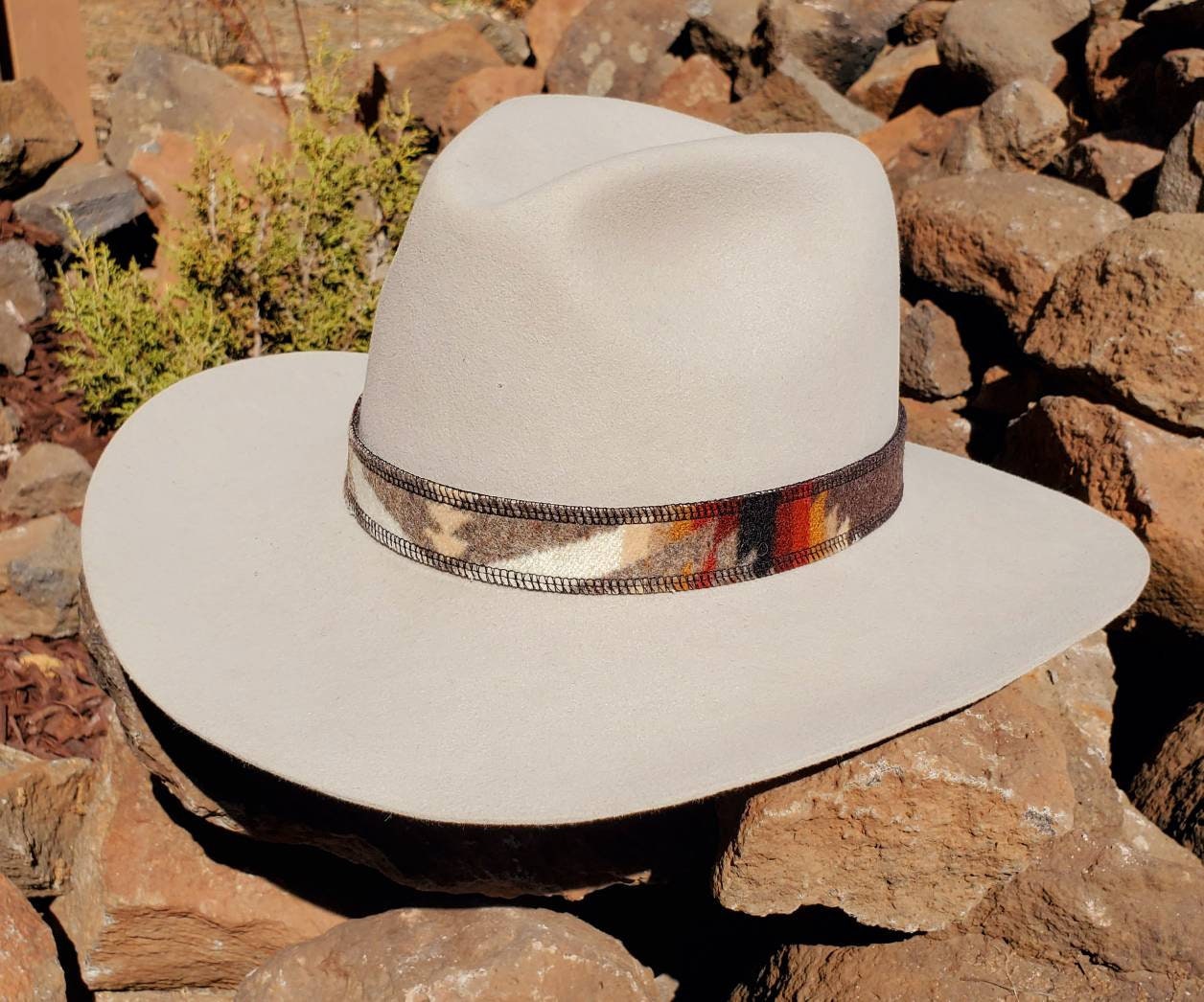 Wool Hat Band, Cowboy Hat Band, Country Western Hat Band, WesternHat Band, Hat Band for Men, Hat band for Women, Southwest Hat Band