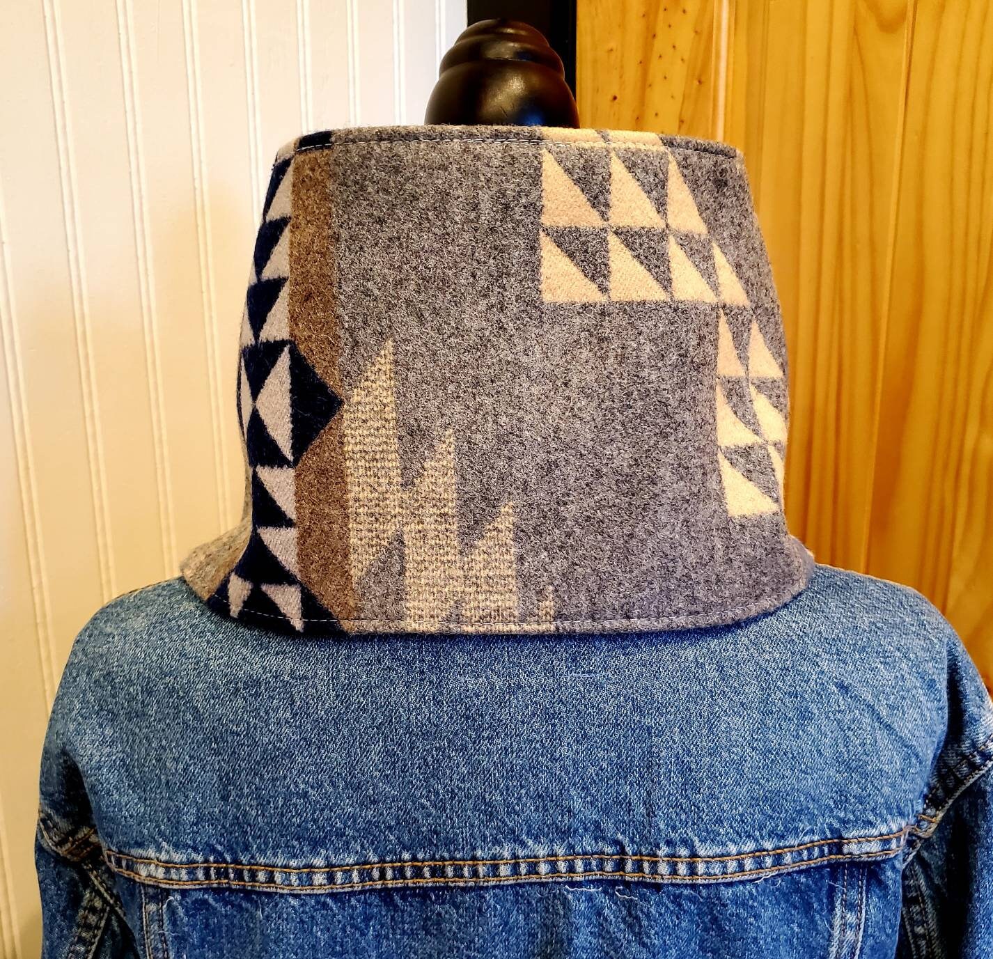 Women's Wool Cowl, Wild Rags, Buckaroo Cowl, Cowl Neck Scarf, Western Bandana, Cowboy Cowl, Western Cowl, Neck Wrap, Winter Accessories